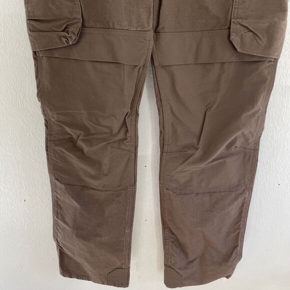 Carhartt Rugged Flex Steel Cargo Pant 38 X 34 Brown Ripstop Knee Pad Pocket Euc - Picture 3 of 6